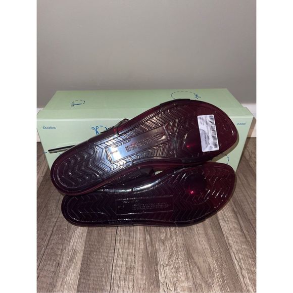 Off-White Logo-Embossed Jelly Sandals - Picture 6 of 7